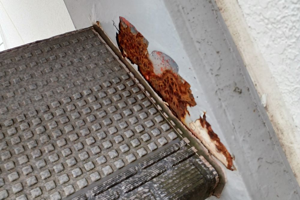 鉄部のサビ